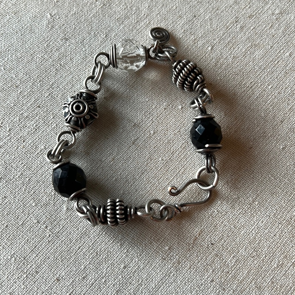 Bali Silver beaded bracelet